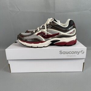 Saucony ProGrid Omni 9 Running Shoes Mens 8 Brown Red Unisex S70739-6 New NWT